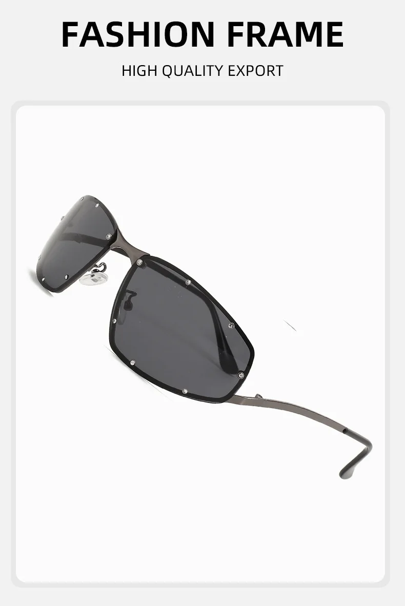 Sunglasses Men Sunglasses for Women Vintage  Hip-hop Punk Style Sunglasses, Suitable for Mountaineering, Tourism, and Beach Use