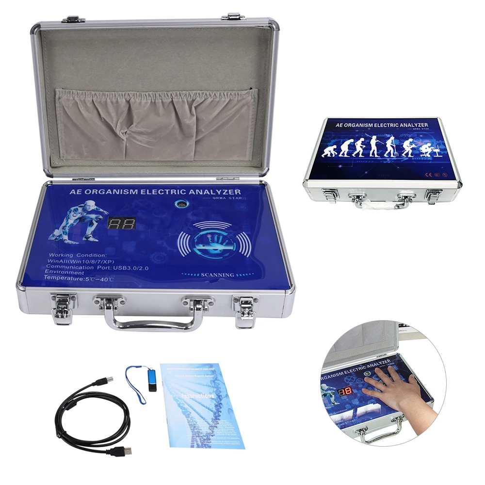 9rd Generation New Updated Touch Hi-tech Quantum Magnetic Health Analyzer Middle Size Field Resonance Health Sub Analyzer 2023