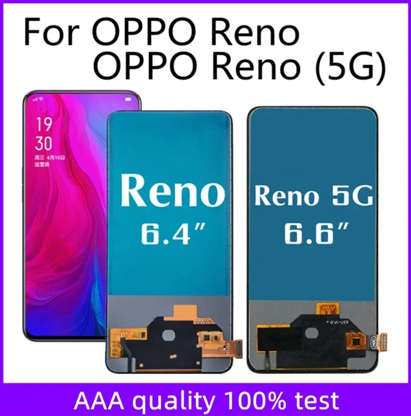 

TFT LCD For OPPO Reno LCD PCAM00 CPH1917 LCD Display Touch Screen Digitizer Assembly Replacement For OPPO RENO 5G LCD CPH1921