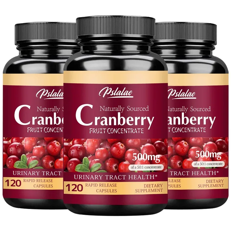 

Cranberry Capsules - Regulates Intestinal Flora,Protects Cardiovascular Health, Improves Gastrointestinal Function