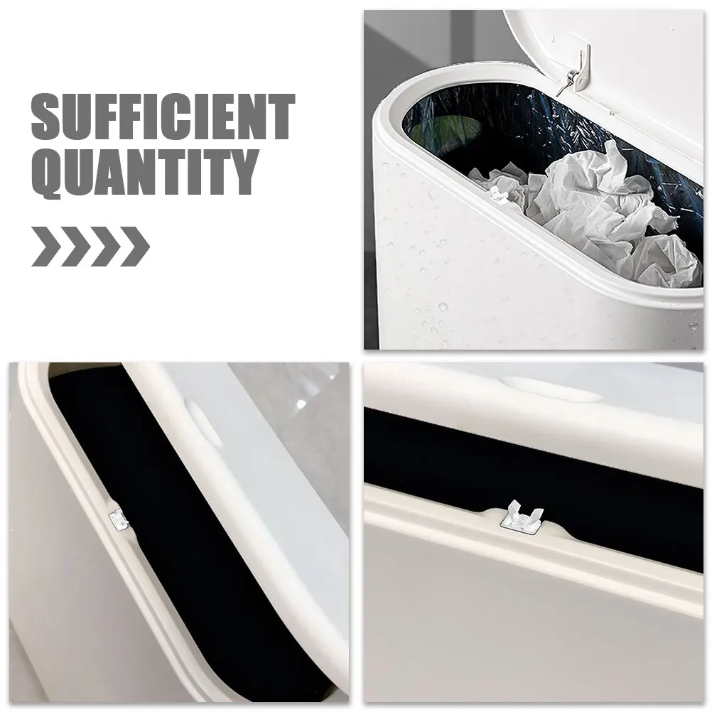 

10 Pcs Pressure Clamp Buckle Trash Can Lock Replacement Garbage Bin Locks for Theft Plastic Latch Buckles Cans