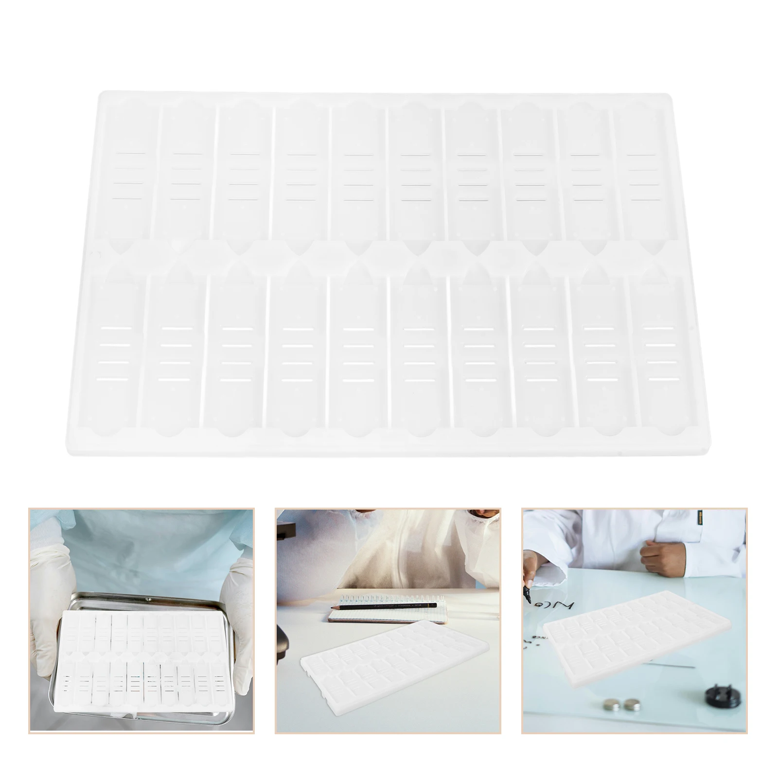 

Slice Storage Plate Microscope Slides Holder Stain Laboratory Accessories Rack Drying Slideshow