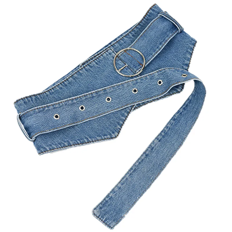 

Wide Waistband Tie Belt Belt Wear Denim Personality Belt Vintage Belt