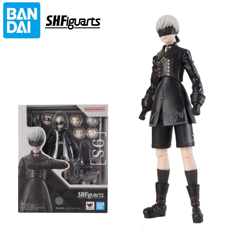 

In Stock Original BANDAI SHFiguarts SHF NieR:Automata Ver1.1a 9S Game Action Figure Toys Anime Collection Model Gift