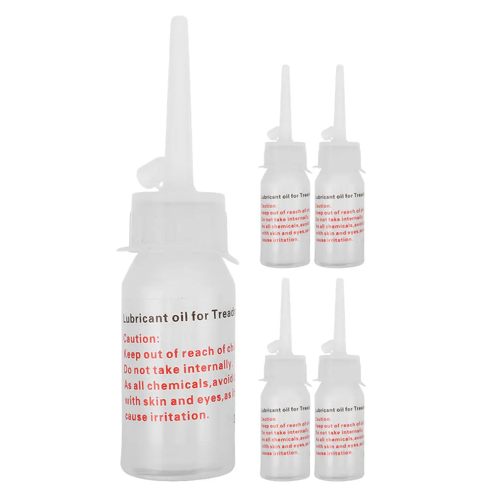 

5 Bottles Treadmill Lubricant Silicone Oil Belt Lubrication Universal Lubricant for Walking Machine Treadmill Belt Maintenance