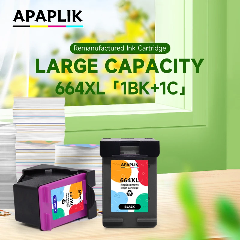 664XL Ink Cartridge Replacement For HP 664 For HP664 Compatible Deskjet 1115 2135 2675 3635 3775 4536 4538 5075 5275 Printer