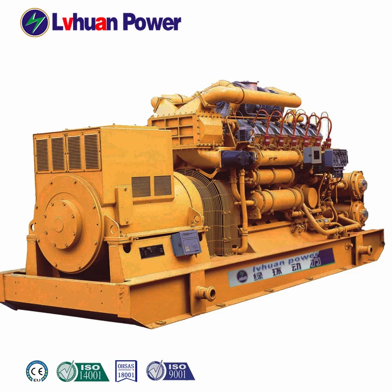 30kw 50kw 100kw 200kw 300kw 500kw 1000kw 1.5MW Methane Gas Power Generator Set Biogas Generator From Original Gas Engine