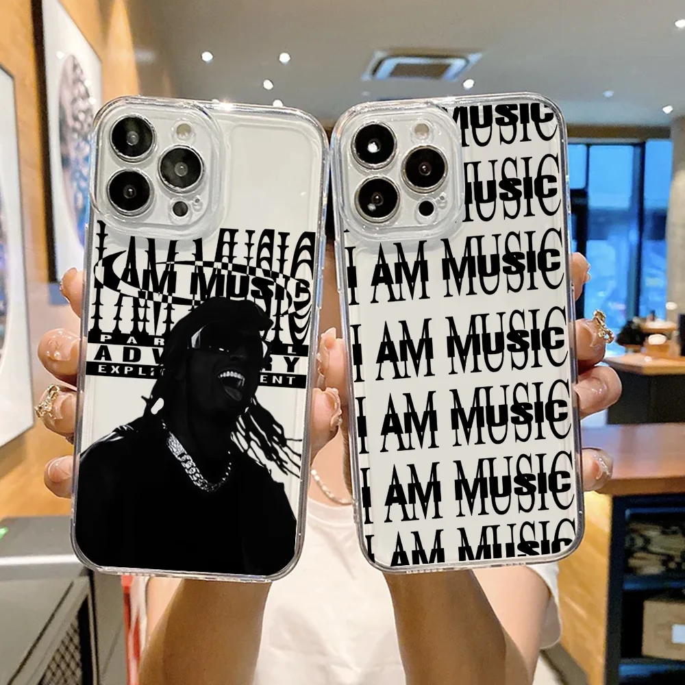 

Rap P-playboi Carti Phone Case FUNDA For IPhone 12 11 13 14 15 16 17MINI Max Pro Plus Shockproof Soft Clear Back Cover