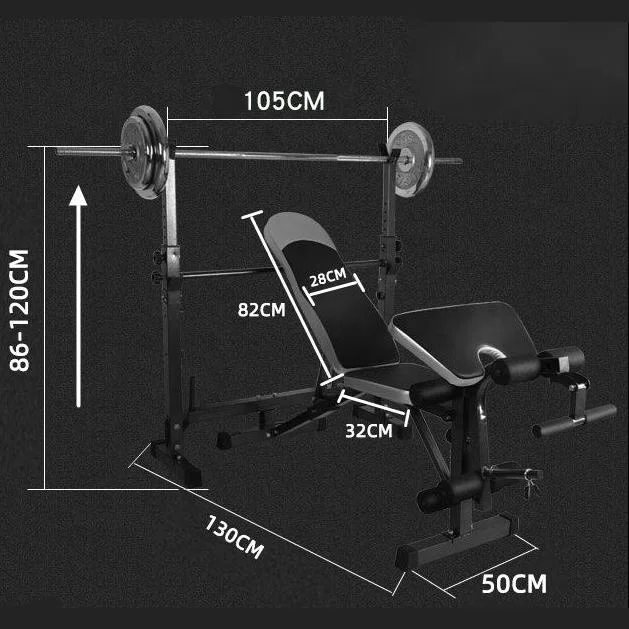 commercial home gym equipment weightlfting training bench press fitness exercise adjustable squat rack stand