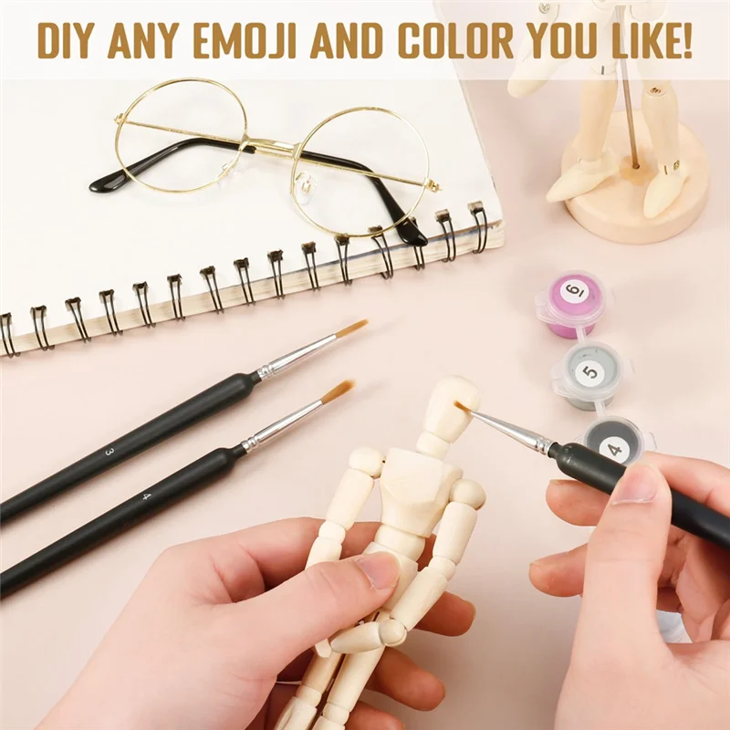 WOWFU-9 قطعة عارضة أزياء الفنان نموذج قزم خشبي رسم نموذج لجسم متحرك مع حامل عارضة أزياء مرنة مشتركة سهلة لنا