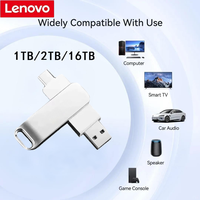 Lenovo's new USB flash drive with 3.2 high-speed hard drive portable storage stick, suitable for computers and mobile phones.