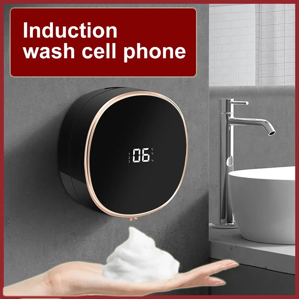 Automatic Soap Dispenser Wall Mount Automatic Foam Soap Dispensers Electric Infrared Sensor Foam Machine Liquid Dispens