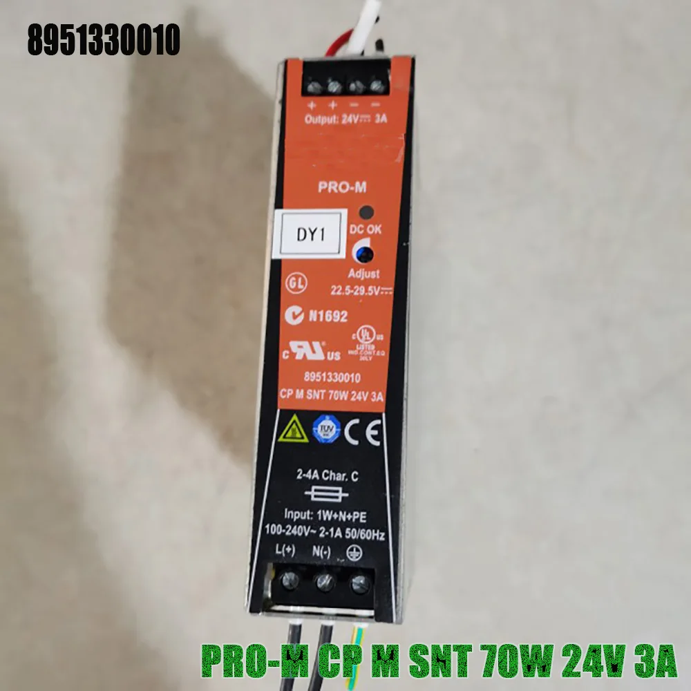 

new For Weidmüller Rail Switching Power Supply Single Phase 100% Tested BeforeShipment 8951330010 PRO-M CP M SNT 70W 24V 3A