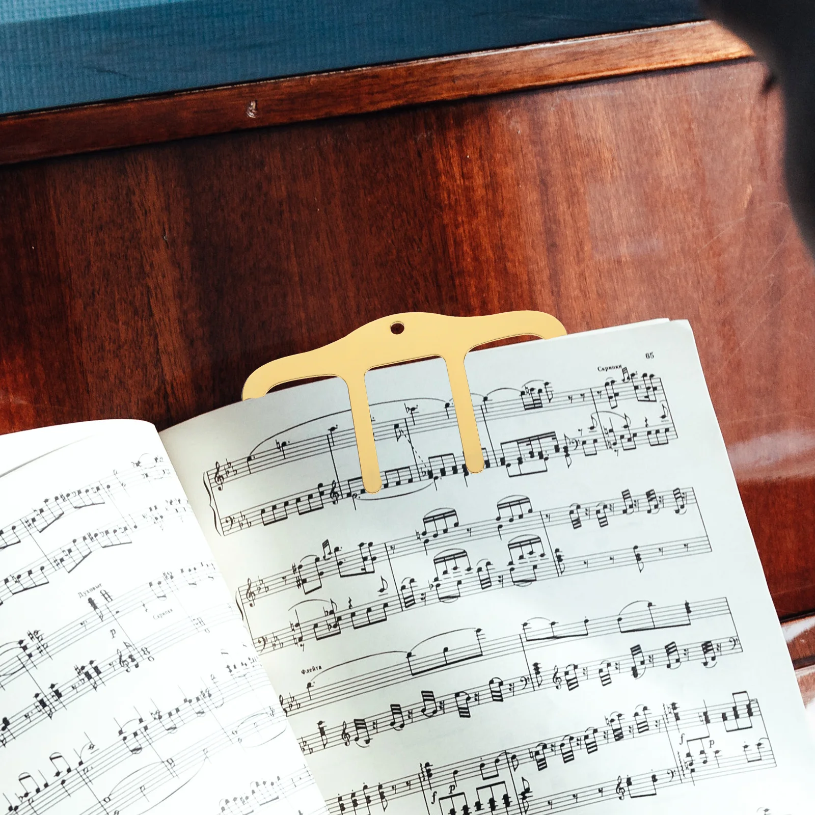 2 szt. Praktyczny metalowy klips do nut, długa żywotność, przenośny uchwyt na nuty, wytrzymały klips do stron.