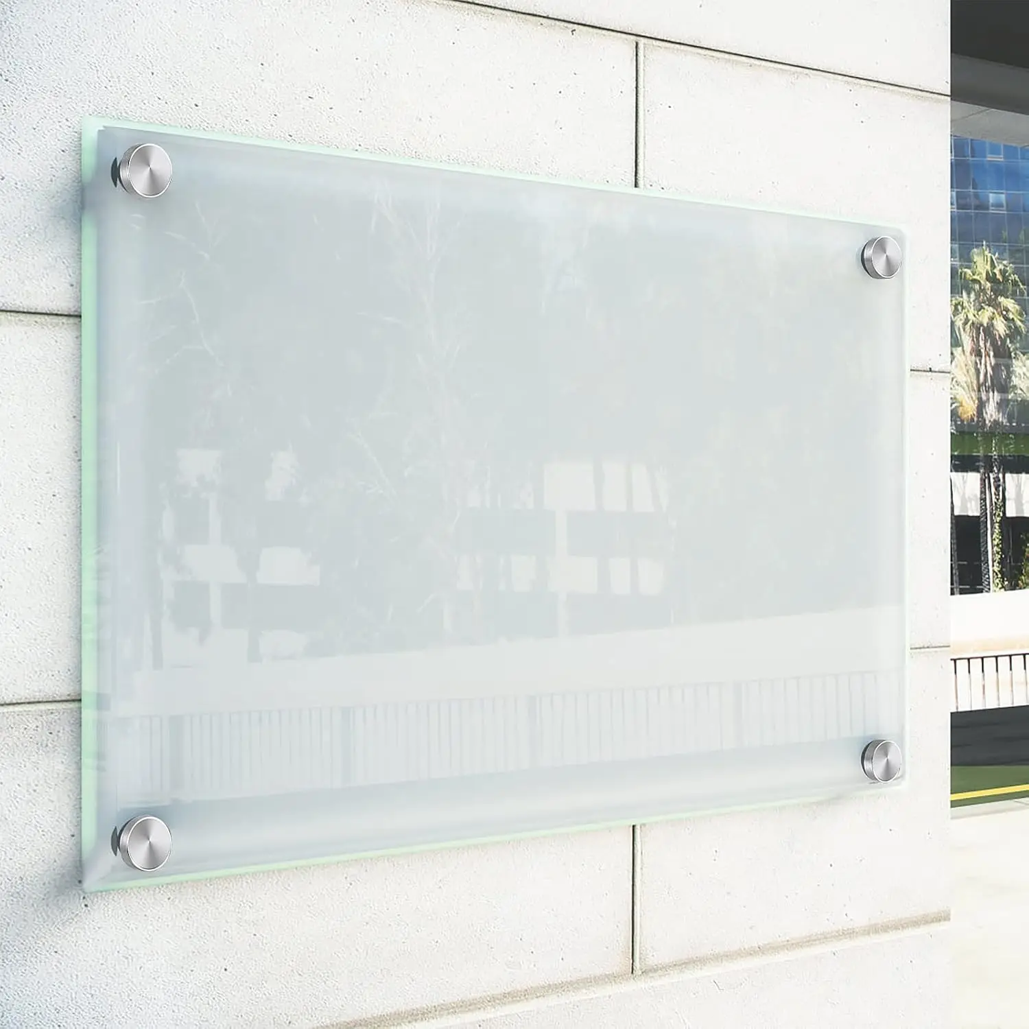 

12/16/19mm Stainless Steel Standoff Screws, 20/40/50 PCS Silver Wall Mount Advertising Screws for Hanging Acrylic Picture Frame