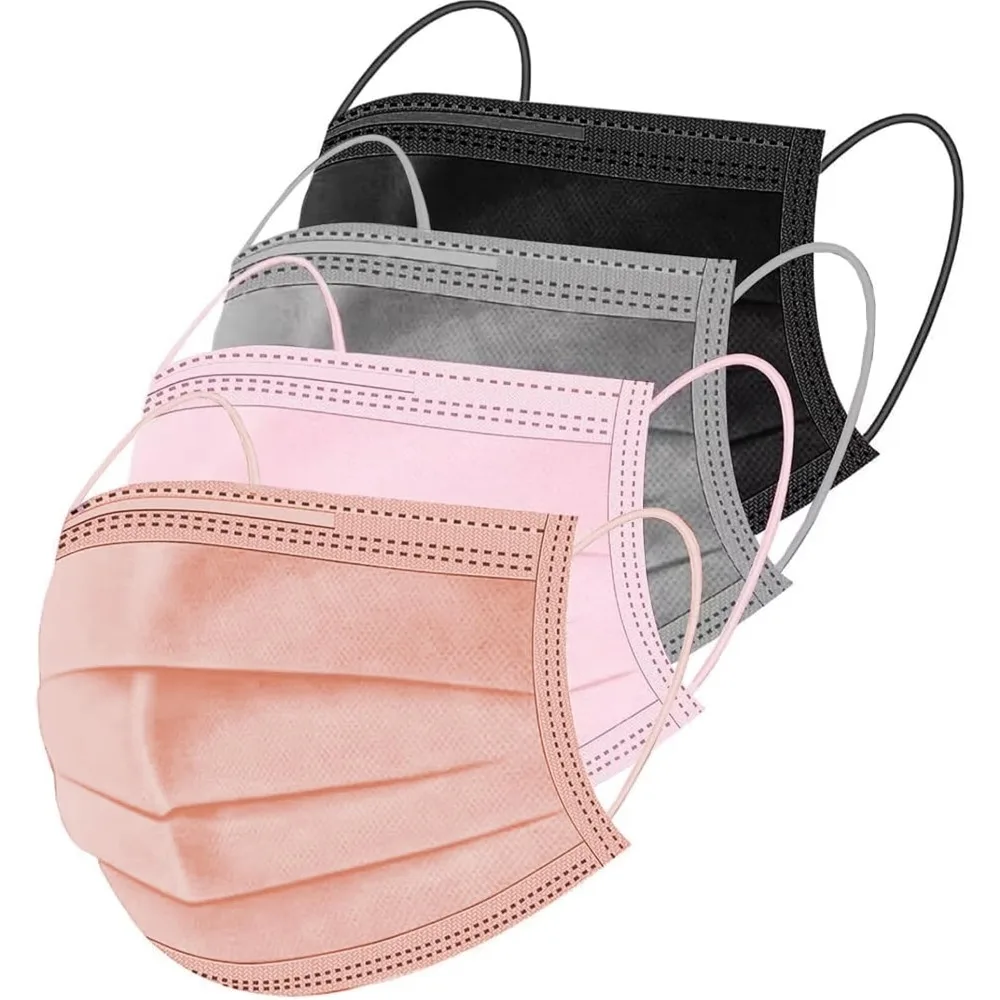 100 Pack Non Medical Breathable Disposable Face Masks