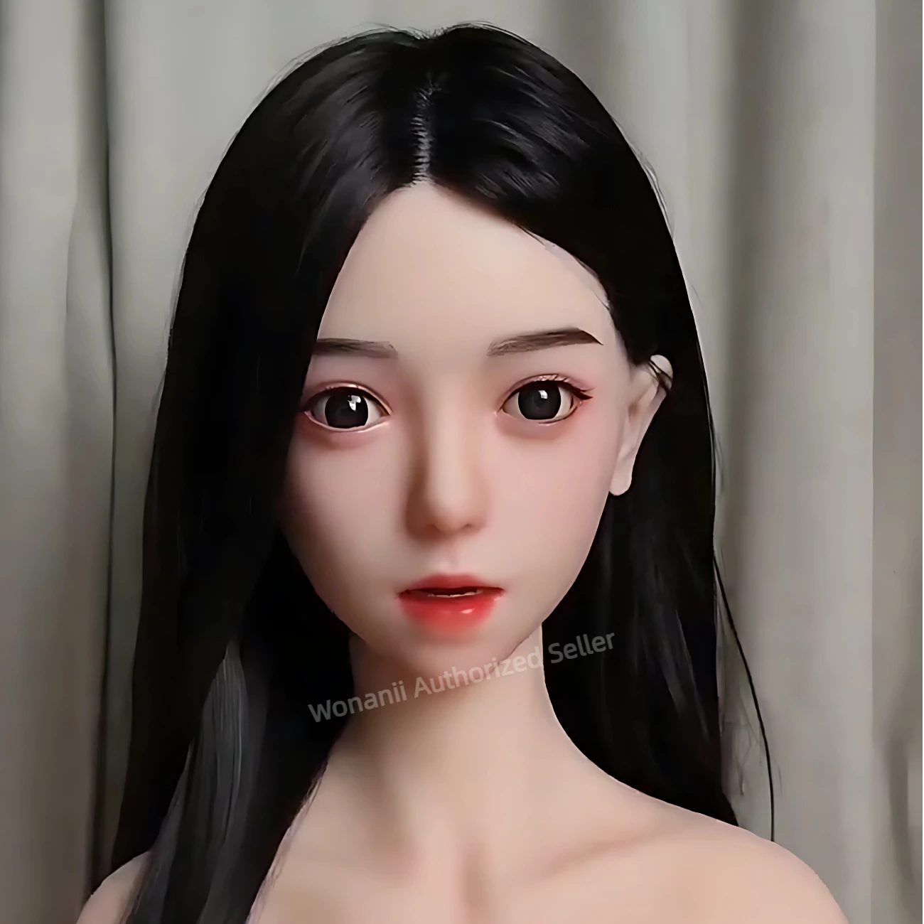 

【Wonanii】Food Grade Silicone Big TS Head K-Y33, M16 Screw Interface Open Mouth Teeth Tongue Pupils Oral Cavity