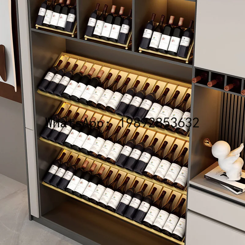 

PYJ Wine Display Wine Bottle Rack Home Red Wine Rack Storage Wrought Iron