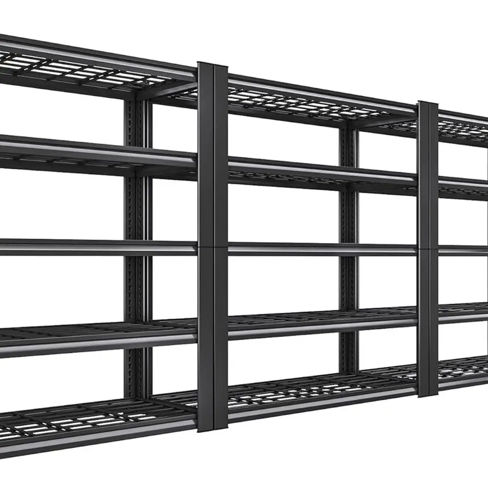 

Набор из 4 предметов: 72-ярусные сверхпрочные металлические полки для хранения вещей для кухни, кладовой, гаража и склада