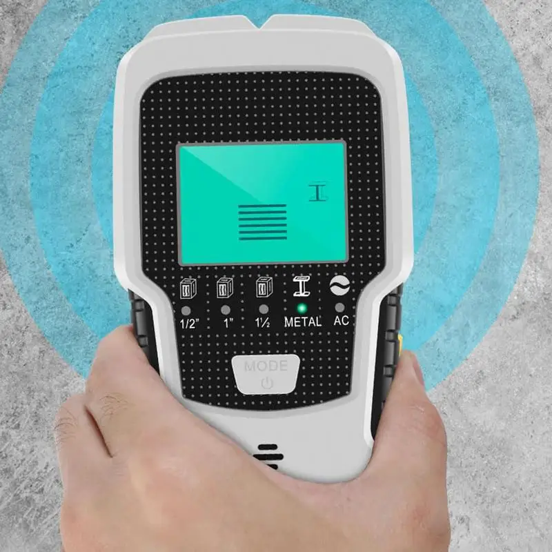 Stud Finders Scanners 5 In 1 LCD Display Stud Finder Detector With Upgraded Accuracy Wall Scanner With Warning Sound Ergonomic