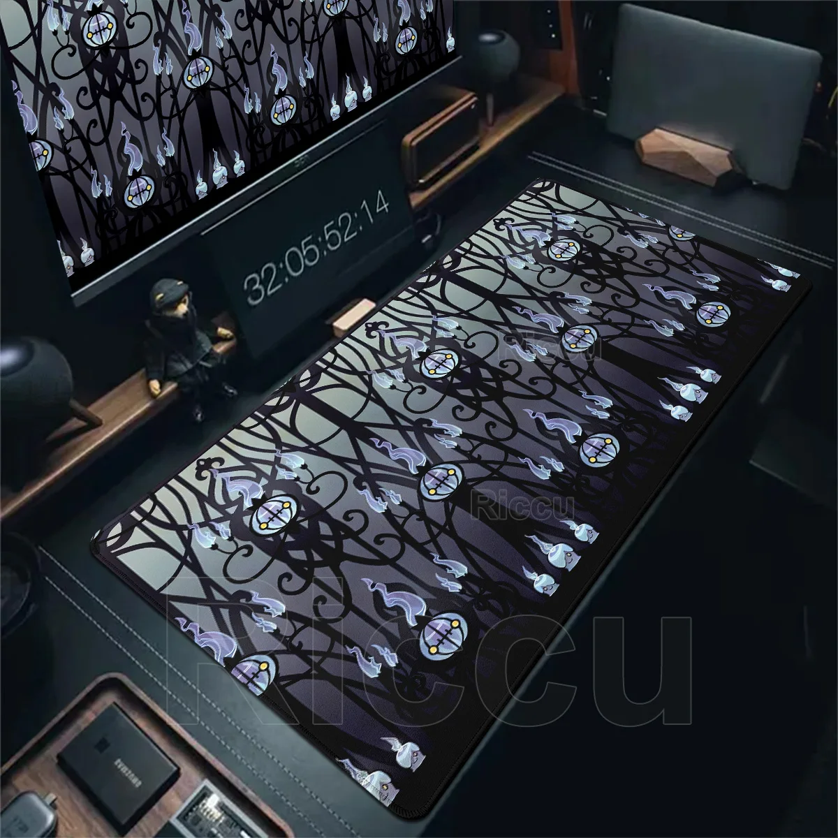 

Anime Gaming P-Pokémon Mouse Pad XXL Cartoon Laptop Keyboard Non-slip Carpet Home Office Setup Chandelure Computer PC Gamer Pads