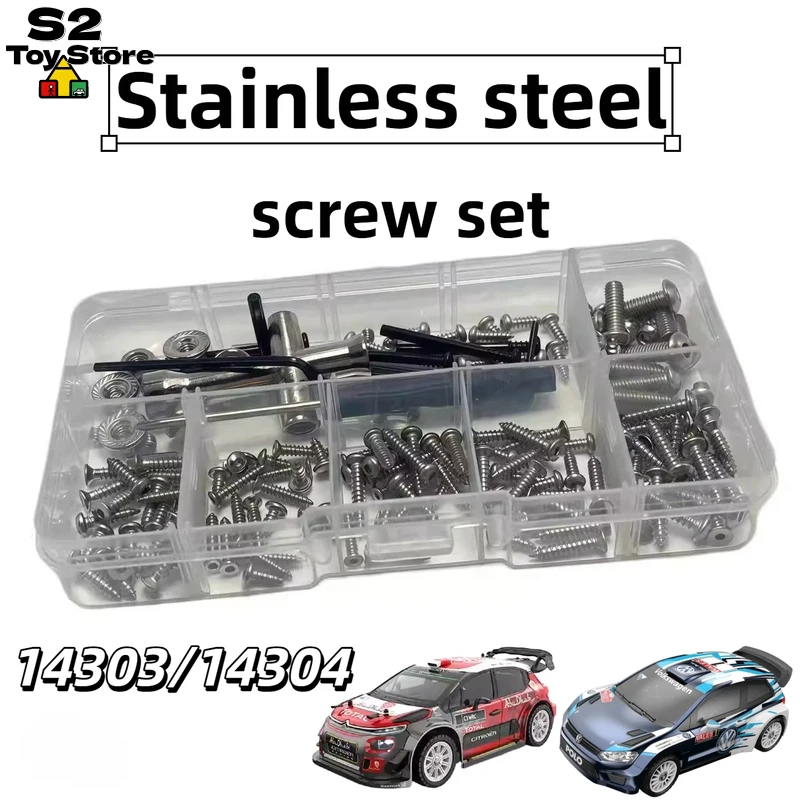 

Набор универсальных металлических винтов MJX 14303 14304 для радиоуправляемых машинок, из нержавеющей стали, с шестигранным приводом, в наличии