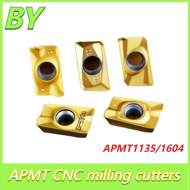 

10 шт. фрезерная вставка APMT1604 APMT1135 PDER M2 H2 твердосплавные вставки для токарных станков с ЧПУ фрезерные вставки BAP300R BAP400