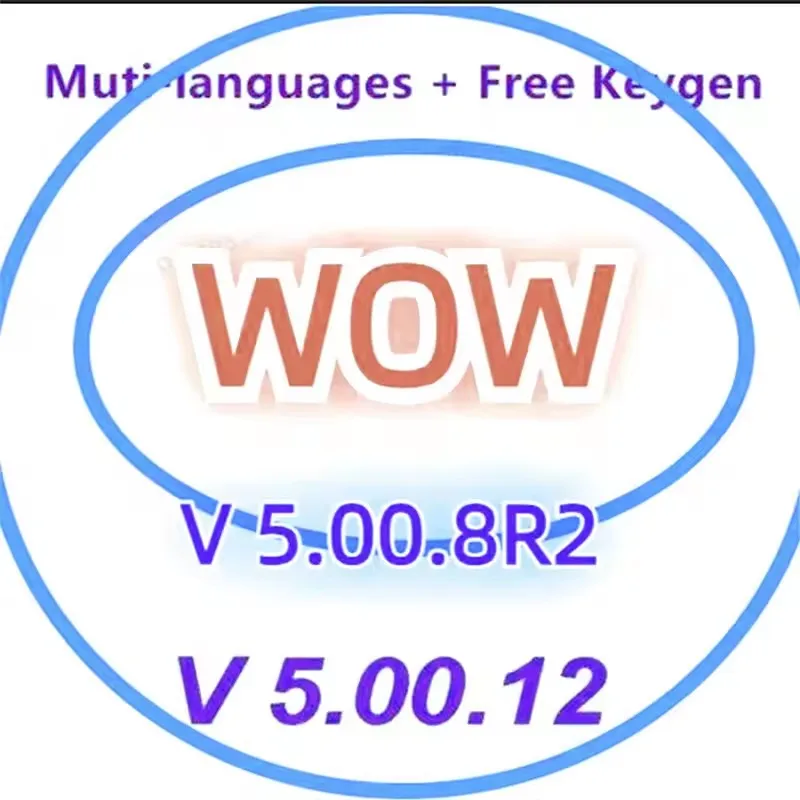 

W-ur-th WOW V5.00.12 WOW 5.00.8 R2 Car Software Multi-languages with Keygen For Tcs Multi-diag Cars Diagnostic Tool