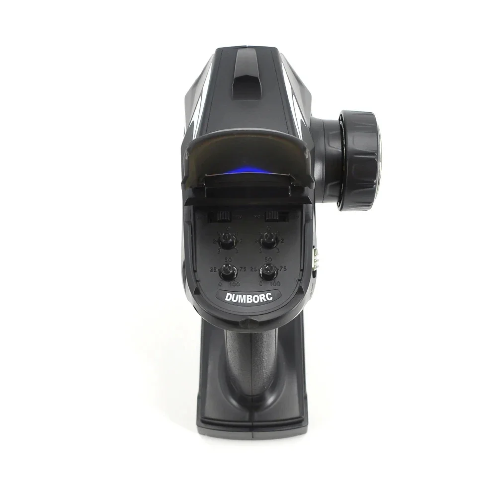 DumboRC X4 2.4G 4CH เครื่องส่งสัญญาณพร้อมตัวรับสัญญาณ P6F รุ่น P6DC พร้อมไฟ DC สำหรับรถบังคับวิทยุ รุ่น MN-90 เรือ รถถัง อุปกรณ์เสริมสำหรับรถบังคับวิทยุ