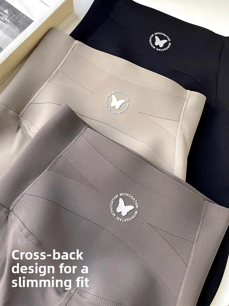 Calças de Yoga de Cintura Alta para Mulheres, Leggings de Alta Elasticidade que Levantam o Bumbum, Calças Longas para Esportes