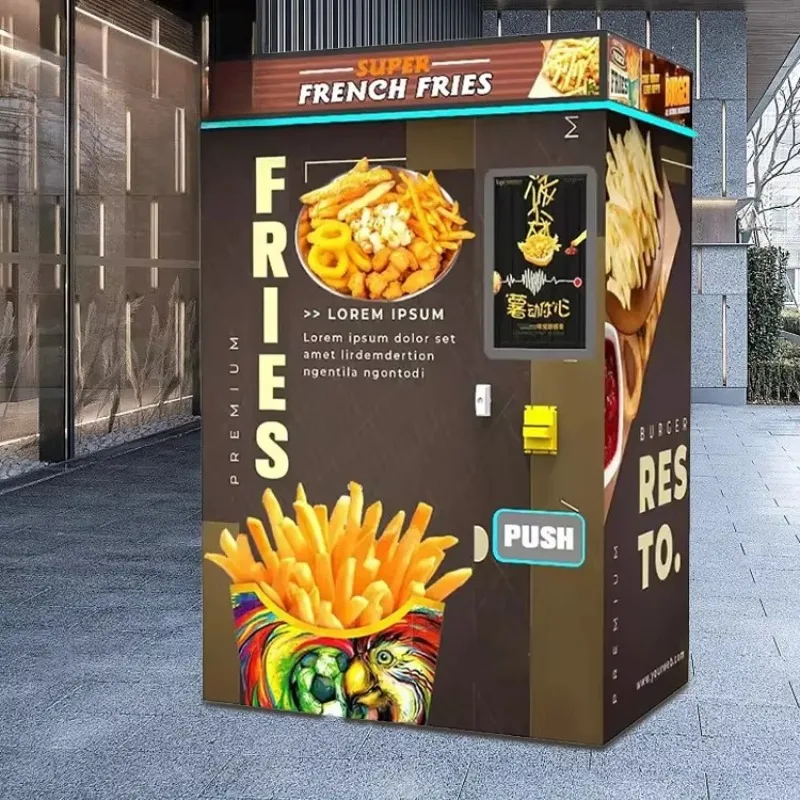 Frietautomaat Robot Automatische Frietautomaat Frietjes of Kip Auto Snacks Maker Automaat