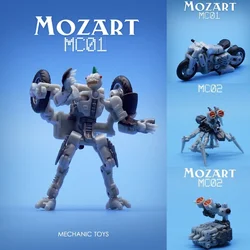 DR.WU Transformation MC01 MC-01 Mozart Mohawk MC02 MC-02 Microscope G1 Action Figure Toy Model 6CM