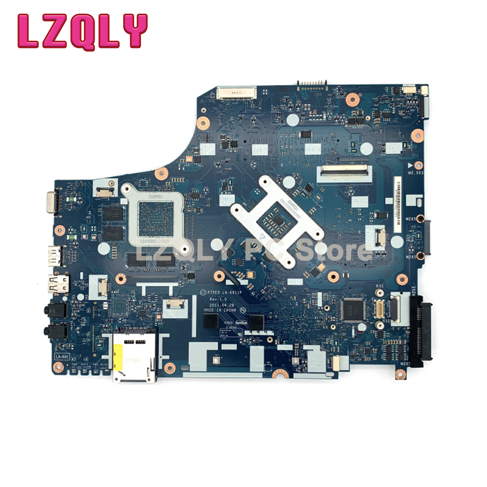 LZQLY For Acer Aspire 7750 7750G P7YE0 LA-6911P MBRMK02001 MBBYR02001 NBV5E11001 MBRCZ02002 HD 6630M HM65 DDR3 Full Test