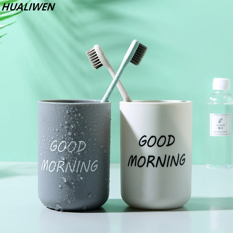 Bathroom Plastic Mouthwash Cup Travel Portable Wash Cup Household Bathroom Toothbrush Holder Storage Cup