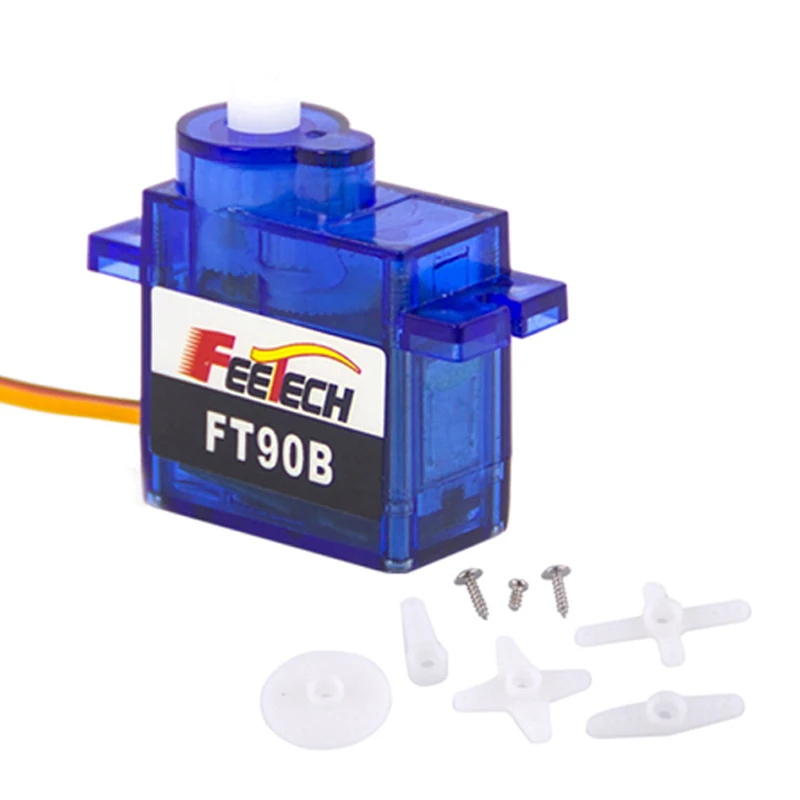 Feetech FT90B Micro Digital Servo 1.5kg 9g Mini Servo Motor 180 Degree POM Plastic Gear+Wheel for RC Remote Control Car Robot