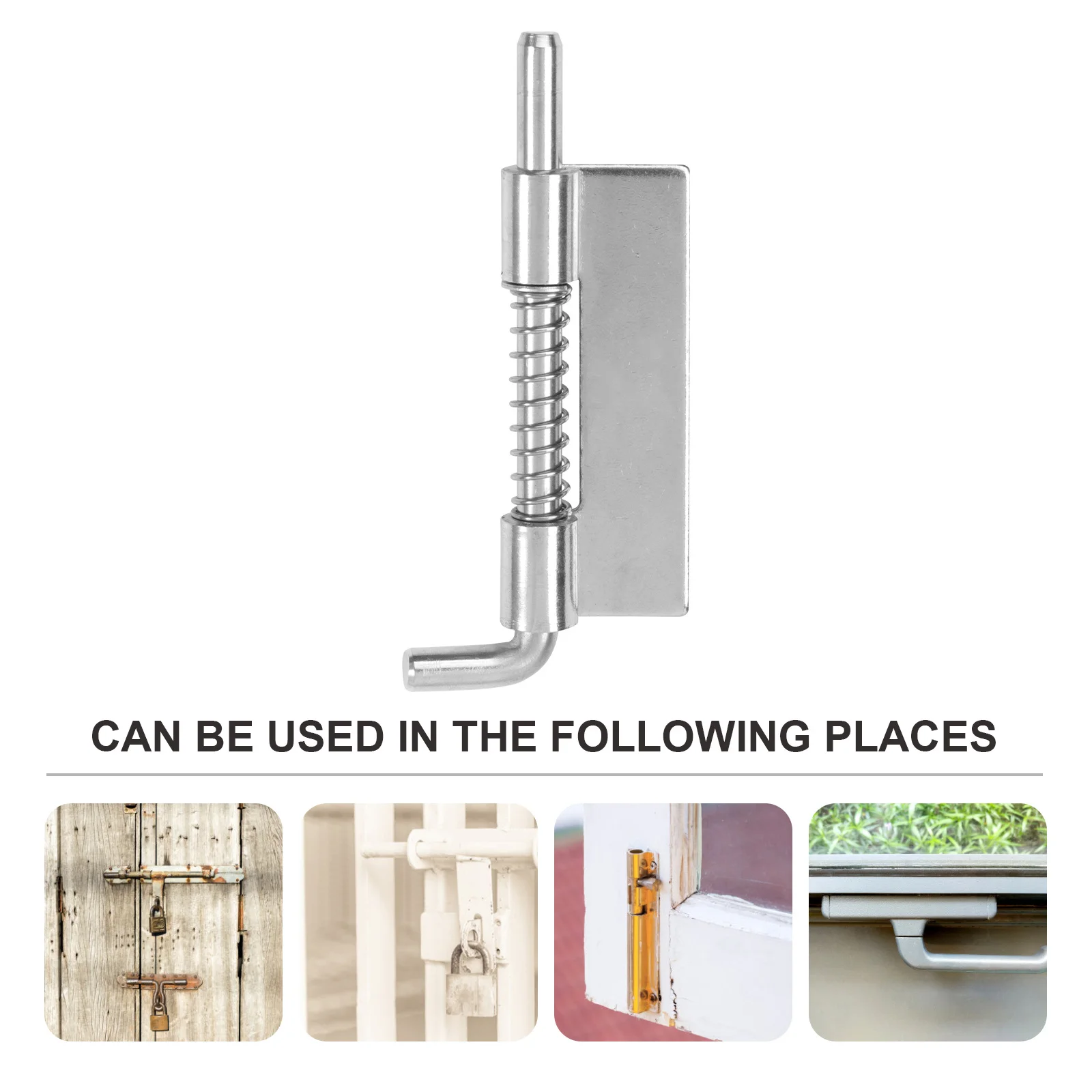 

Thickened Stainless Steel Spring Bolt Safety Pin Gate Latches Door Security Lock Heavy Duty Safety Pin Stainless Steel Bolt