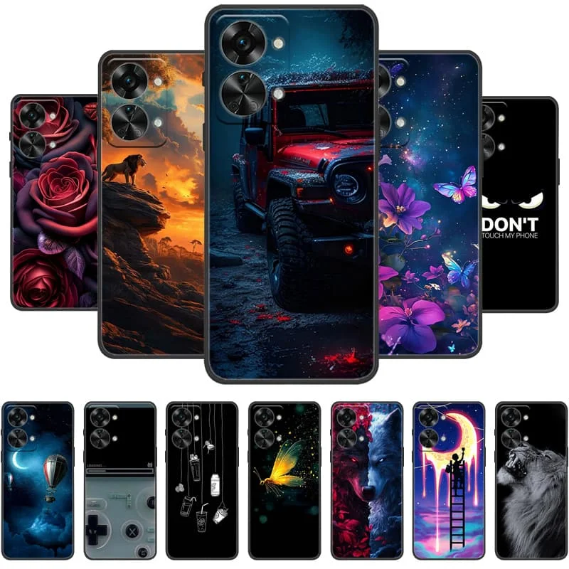 Funda para OnePlus Nord 3, funda protectora de silicona fresca para OnePlus Nord3 5G, Fundas de parachoques Coque One Plus Nord 3