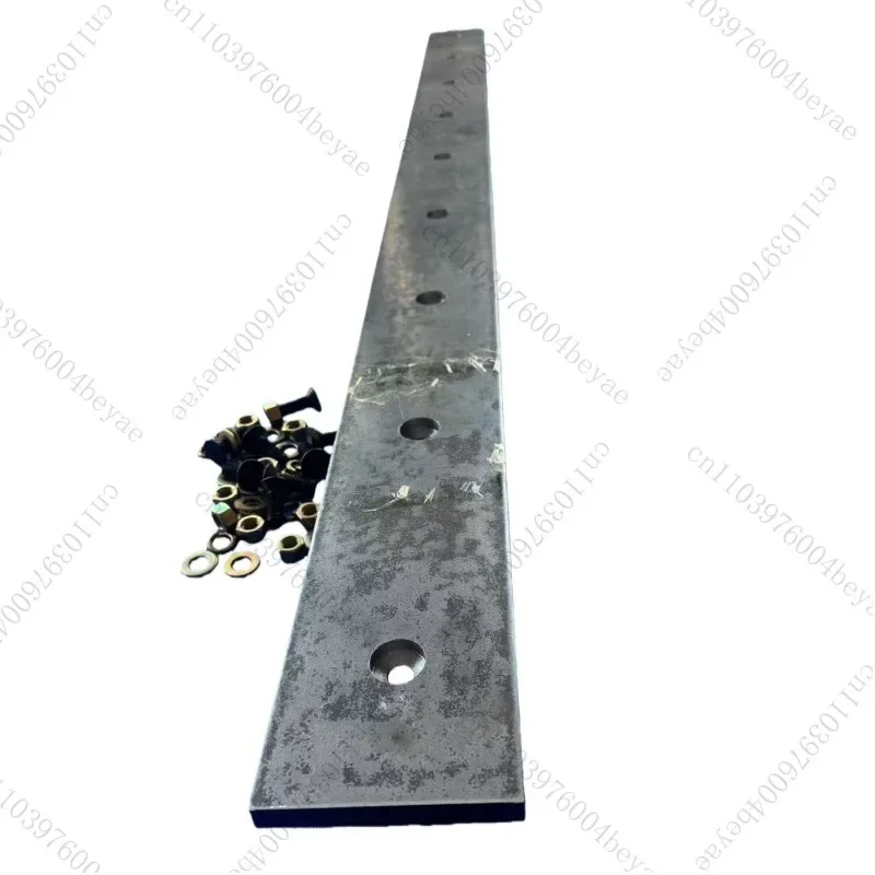Slide loader cleaning knife plate knife plate assembly wear-resistant knife plate sinking hole with screws