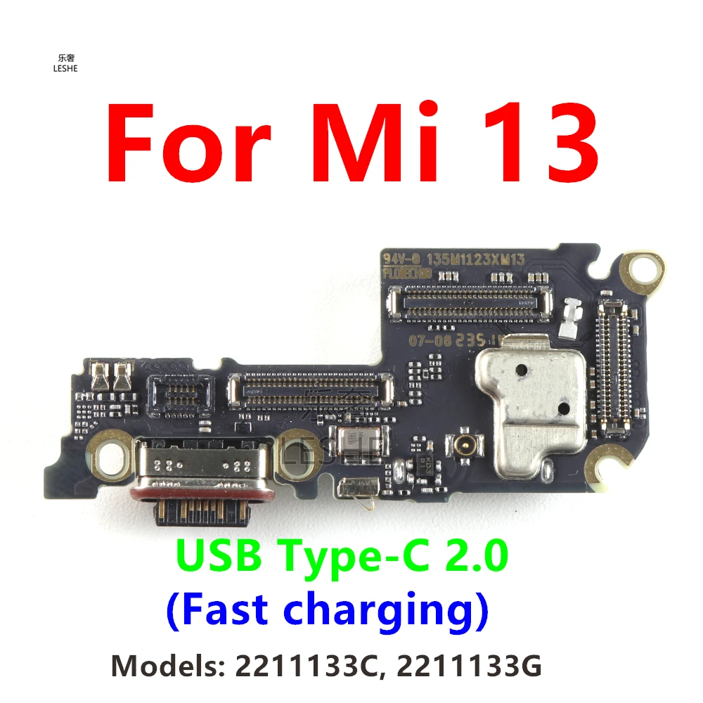 

Для Xiaomi Mi 13 USB Type-C 2,0 зарядное устройство для быстрой зарядки док-порт Соединительная плата гибкий кабель