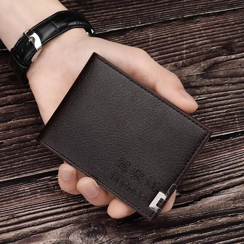 High-End Leather Driving License Protective Cover  Passport ID Card Holder Men Women Universal Durable Faux Leather