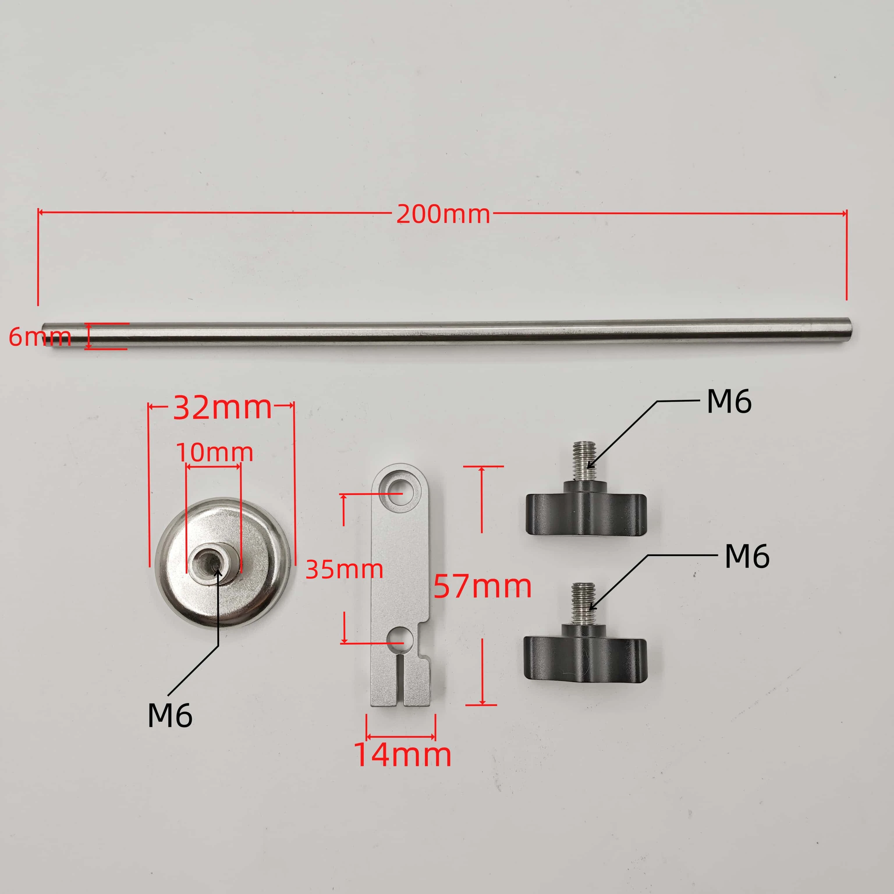 CNC Magnetic Vise Stop for Milling Machine Repeat Positioning 100/200mm D32 Magnet