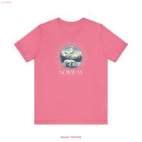 Norway Arctic T shirt Norwegian Souvenir Polar Bear for her Travel Circle long or short sleeves