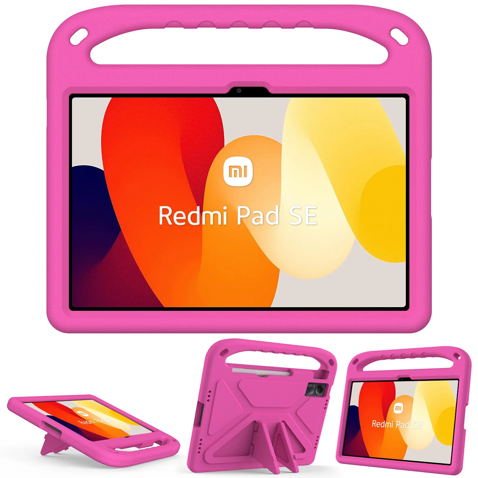 حافظة أندرويد للكمبيوتر اللوحي حامل غطاء ناعم محمول حقيبة قابلة للطي لـ Redmi Pad SE 2023 11 بوصة / Redmi Pad SE 8.7 بوصة مسنده Conque