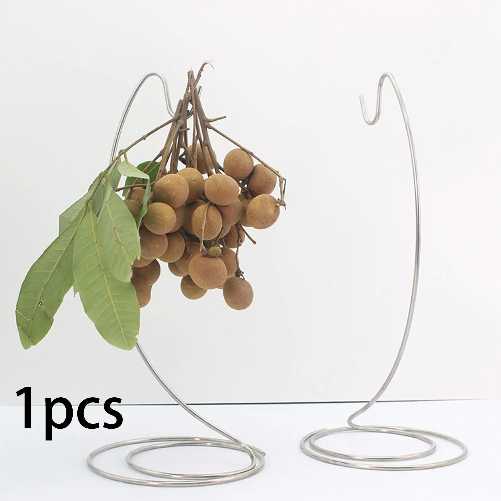 Banana Hanger Stand Creative Doesn\'T Tip Over Draining Fruit and Vegetables Holder for Countertop Home Decor Kitchen Storage