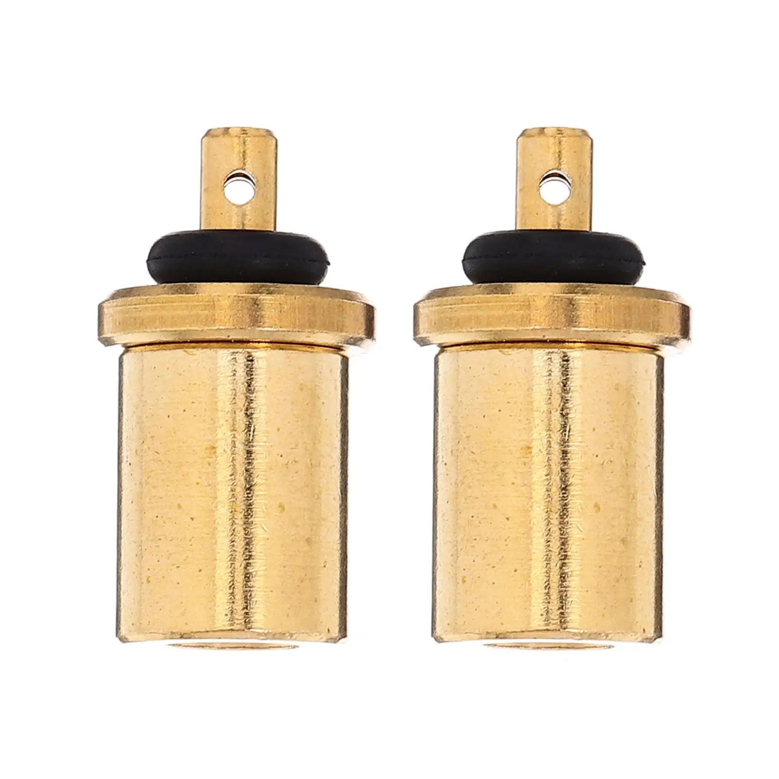 

2 Pcs Gas Tank Mutual Charging Adapter Brass RV Stove Parts Pilot Tube Pads Camping Kitchen Propane Bottle Connector
