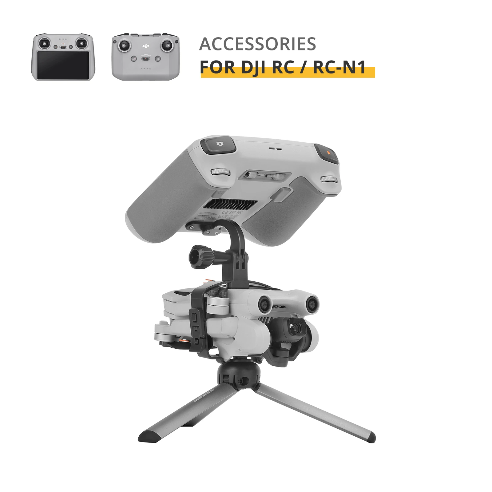 For DJI Mini3 Pro RC RC-N1 Bracket Stabilizer Camera Handheld Gimbal Camera Holder Tripod Portable Mini Tripod Drone Accessories