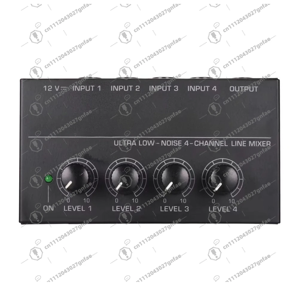 mixer-mono-a-4-canali-ultra-compatto-mx400-mixer-a-basso-rumore-per-piccoli-club-e-bar