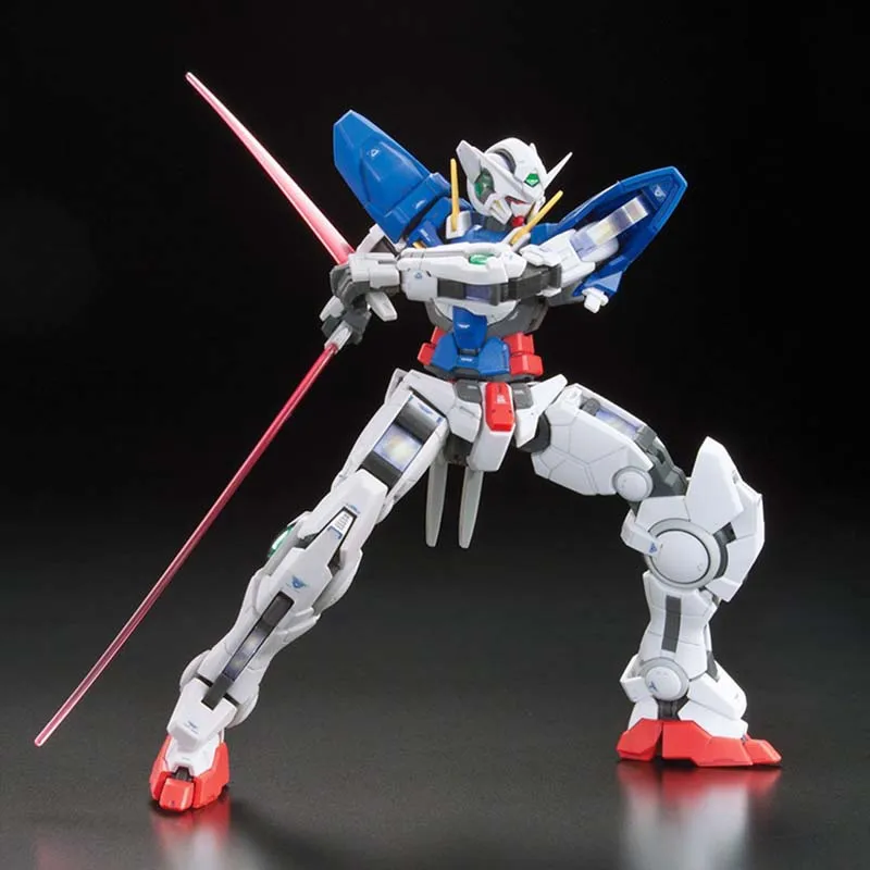 Bandai Figure Gundam Model Kit Anime Figures RG GN-001 Exia Mobile Suit Gunpla Action Figure Toys For Boys Children's Gifts