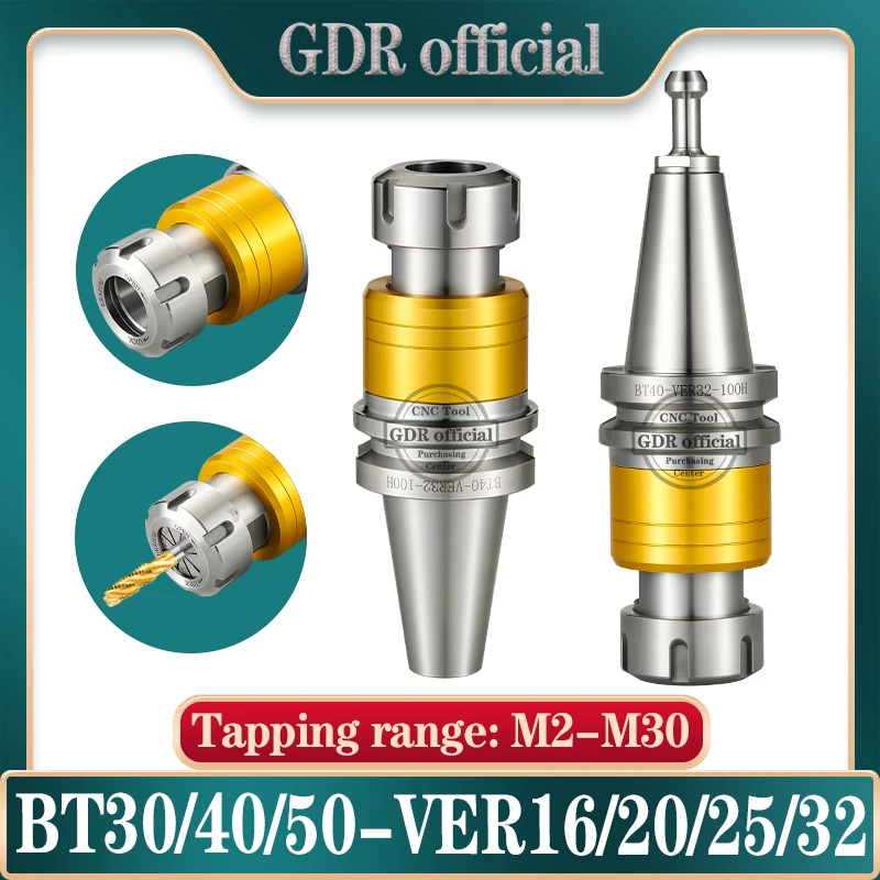 BT30 BT40 BT50 VER tapping tool holder blind hole tapping VER16 VER20 VER32 VER40 tool holder bracket tool collet chuck