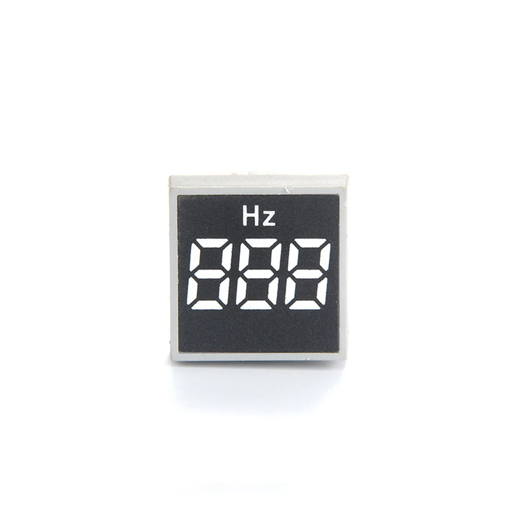 ABILKEEN 29 x29mm Display digitale a LED a testa quadrata Hertz Meter 0-99Hz indicatore luminoso a LED per segnale industriale Hertz misuratore di